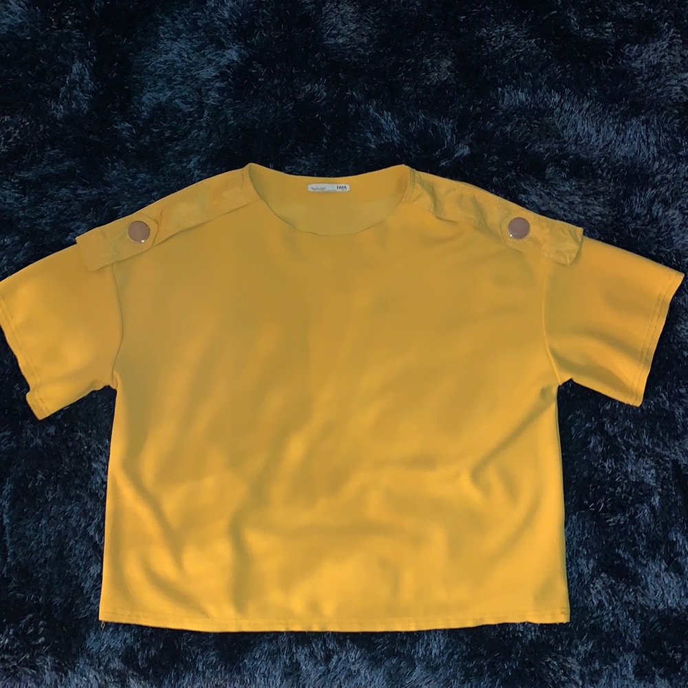 Over size crop top zara